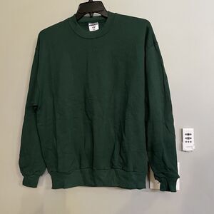 Jerzees Crewneck‎ Sweatshirt Blank Pullover Vintage USA Made Large New